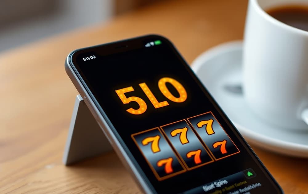 Norsk spiller med freespins på mobilen